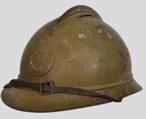 WW1 French M15 Zouve/Armee de Africa M15 Adrian Helmet