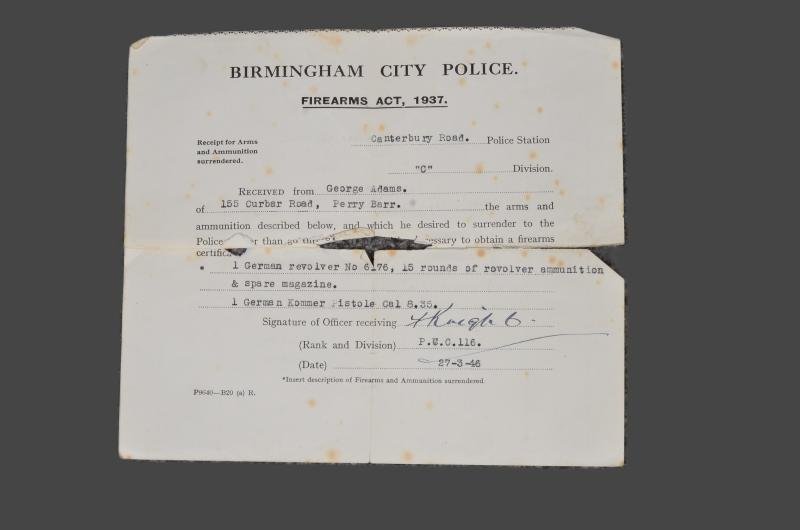 WW2 British MK2 Police Issue Steel Helmet & Police Manual/Ephemera — image 10