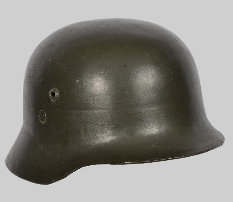 WW2 Hungarian M35-38 Pattern Steel Helmet — image 2