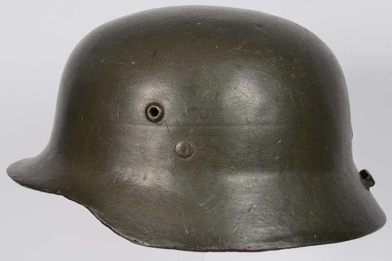 WW2 Hungarian M35-38 Pattern Steel Helmet — image 3