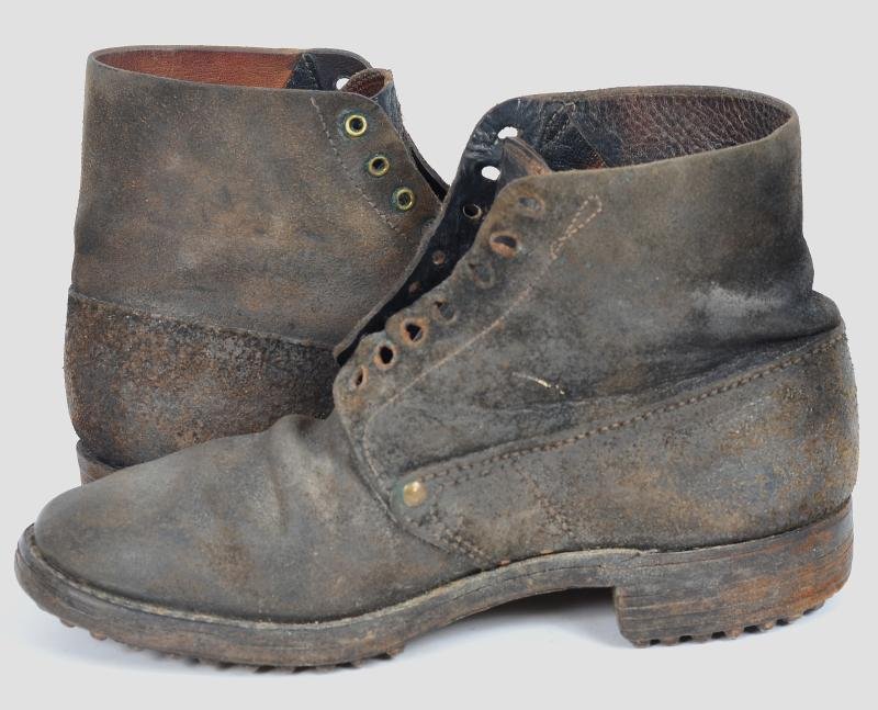 WW1 French Soldiers Issue Ankle Boots. — image 5