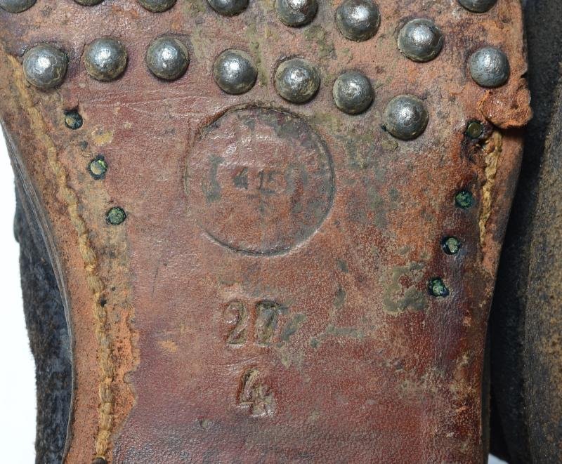 WW1 French Soldiers Issue Ankle Boots. — image 8