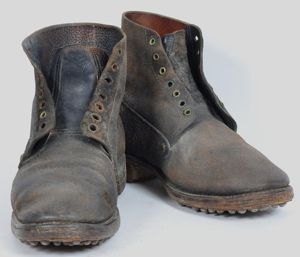 WW1 French Soldiers Issue Ankle Boots.