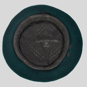 WW2 British Commando Green Beret 1943 .