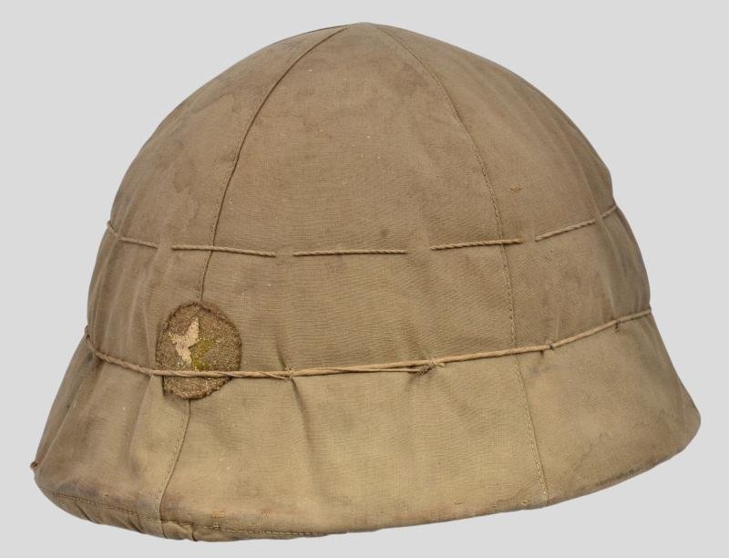 WW2 Japanese Army Type 90 Helmet and Cover — image 5