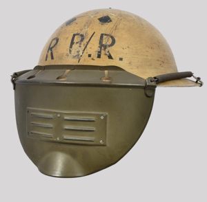 WW2 British Visored MK2 R/PR MK2 Steel Helmet 1939
