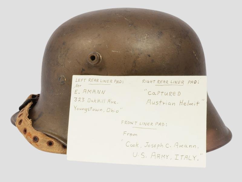 WW1 Austro-Hungarian German Made Steel Helmet — image 18