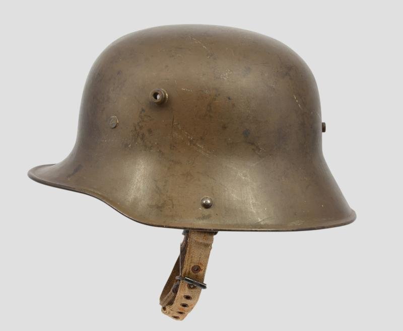 WW1 Austro-Hungarian German Made Steel Helmet — image 2