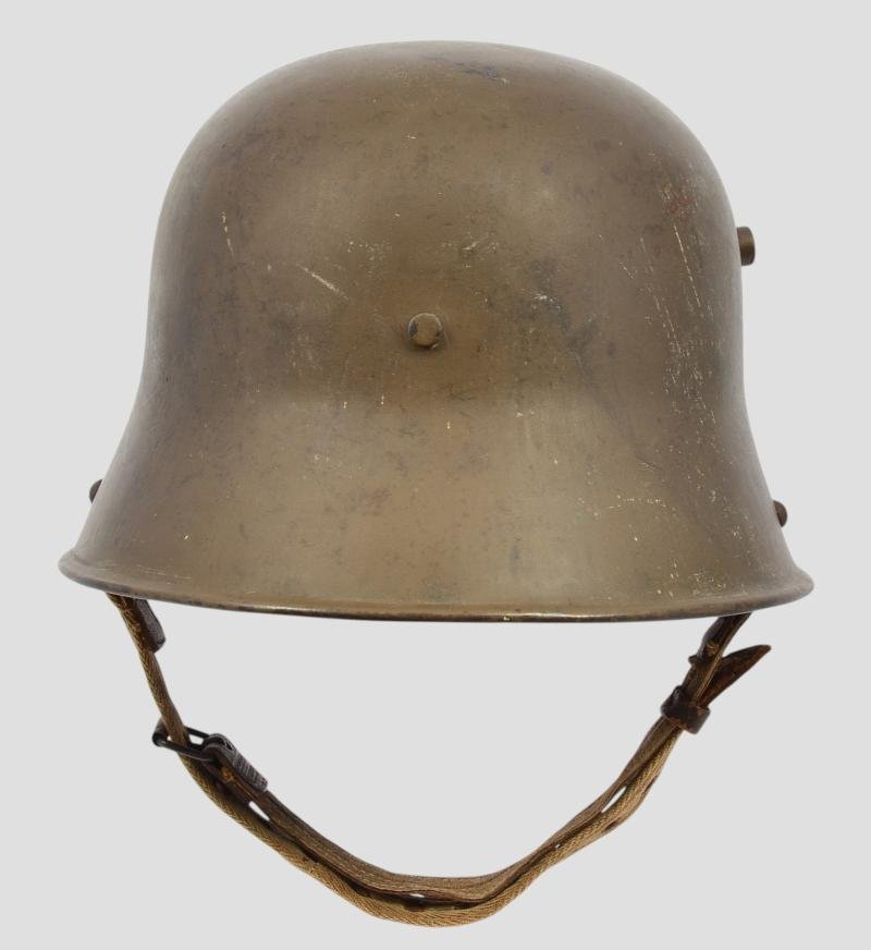 WW1 Austro-Hungarian German Made Steel Helmet — image 3