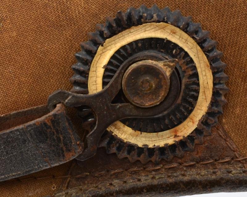 WW1 German Prussian Ersatz Cloth Covered Pickelhaube — image 4