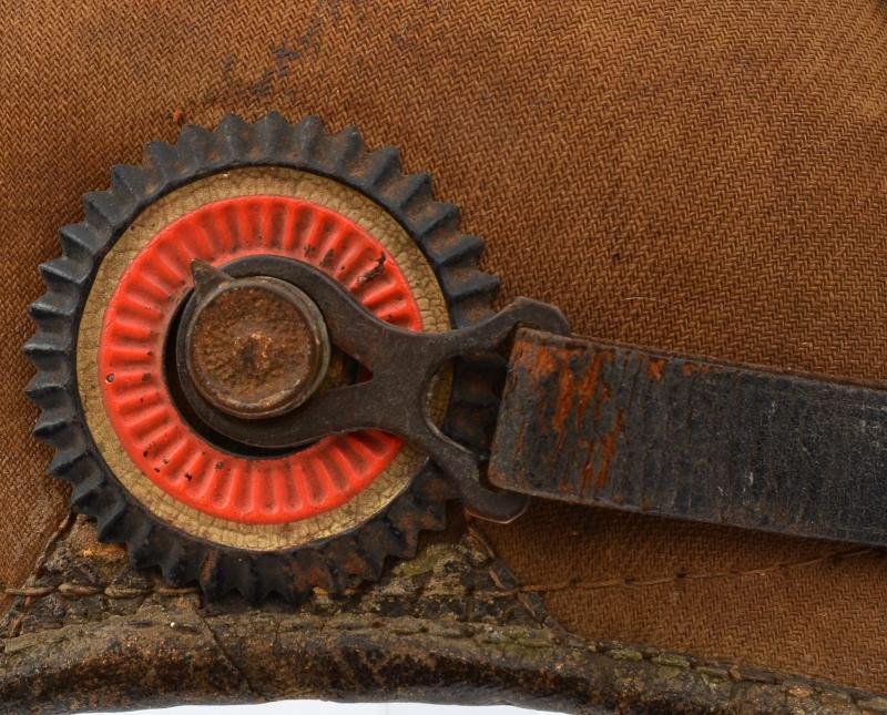 WW1 German Prussian Ersatz Cloth Covered Pickelhaube — image 7