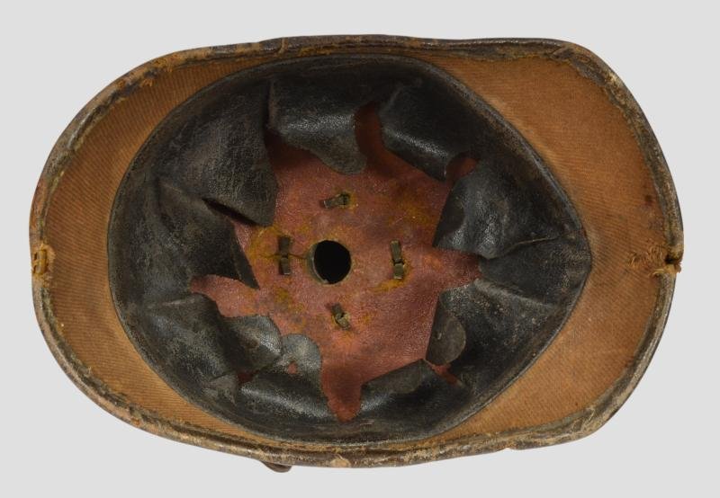 WW1 German Prussian Ersatz Cloth Covered Pickelhaube — image 9