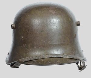 WW1 German M16 Helmet with Chinstrap Wurttemberg BA stamped