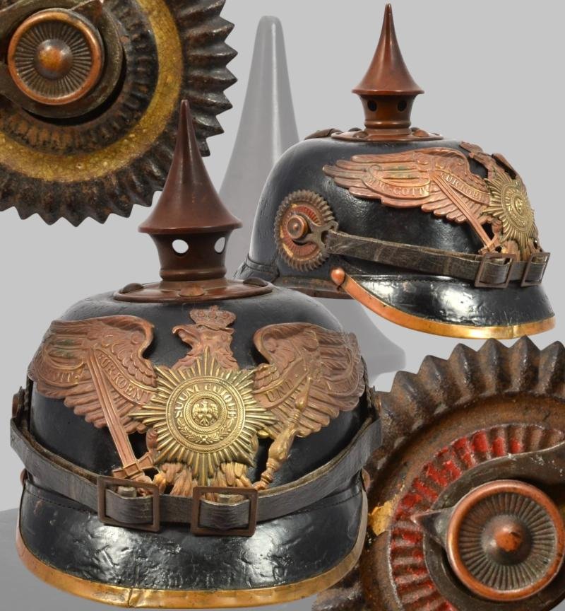 WW1 German Prussian Guard /Landsgendarmerie Pickelhaube — image 12
