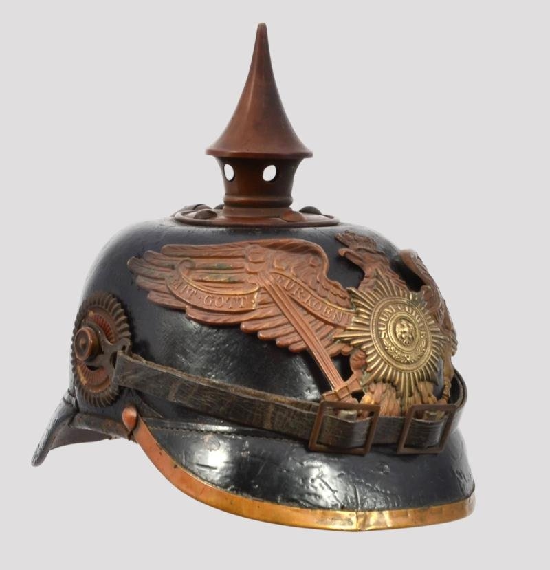WW1 German Prussian Guard /Landsgendarmerie Pickelhaube — image 2