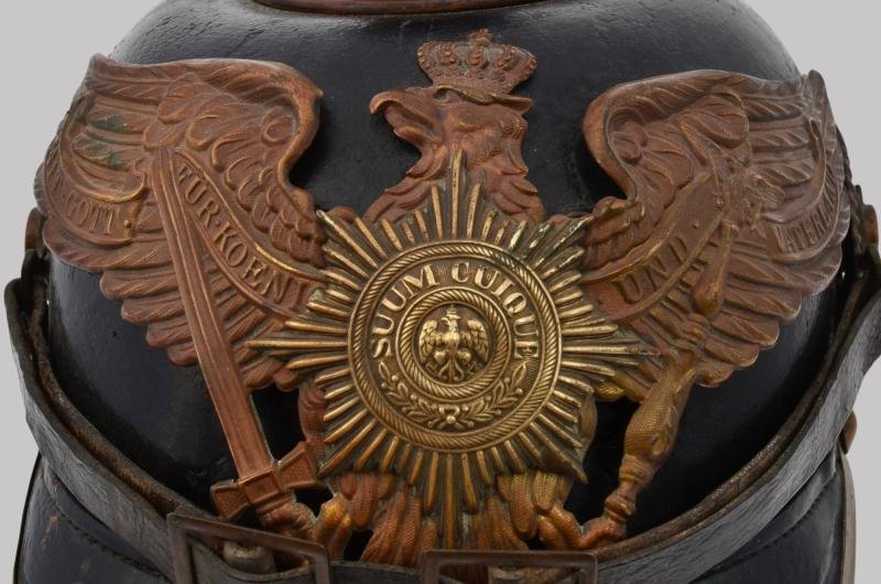WW1 German Prussian Guard /Landsgendarmerie Pickelhaube — image 6