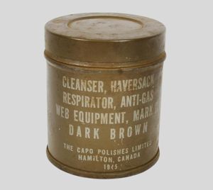 WW2 Canadian Tin of Equipment Renovator 1945