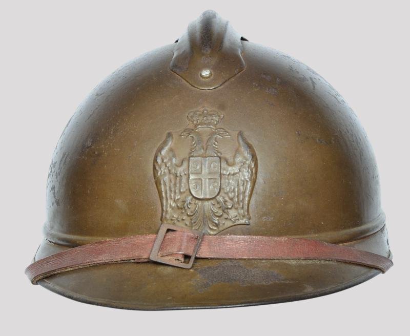 **Rare** WW1 Serbian Adrian Steel Helmet — image 2