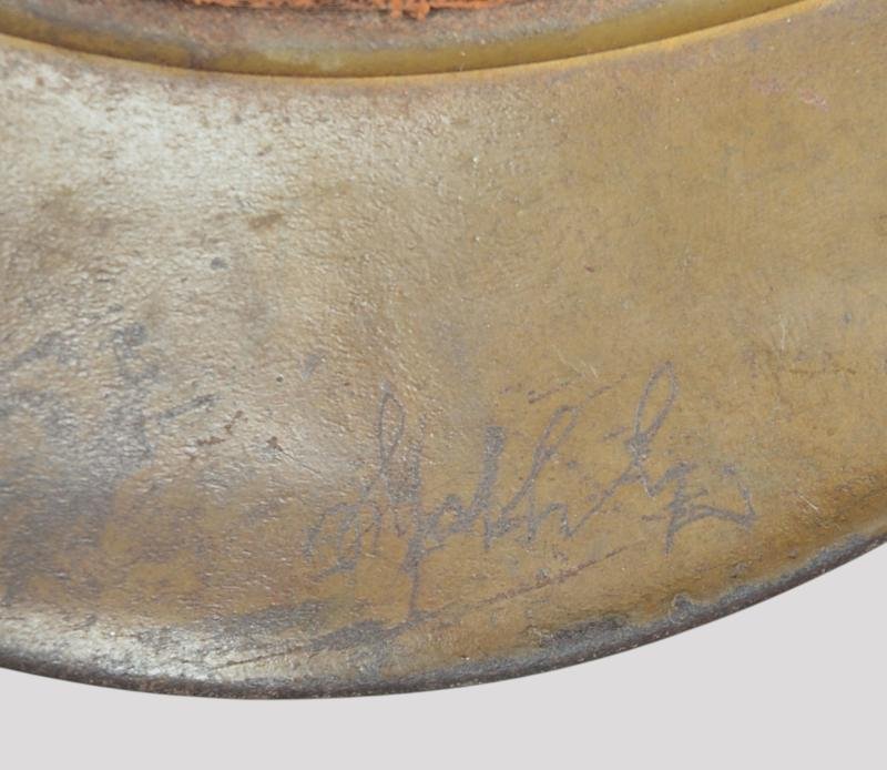 **Rare** WW1 Serbian Adrian Steel Helmet — image 7