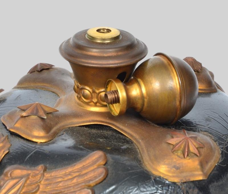 WW1 German Baden Mounted Artillery Officers Kugelhelme — image 12