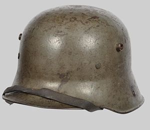 WW1 German M17 Steel Helmet with Chinstrap - Weissenburger & …
