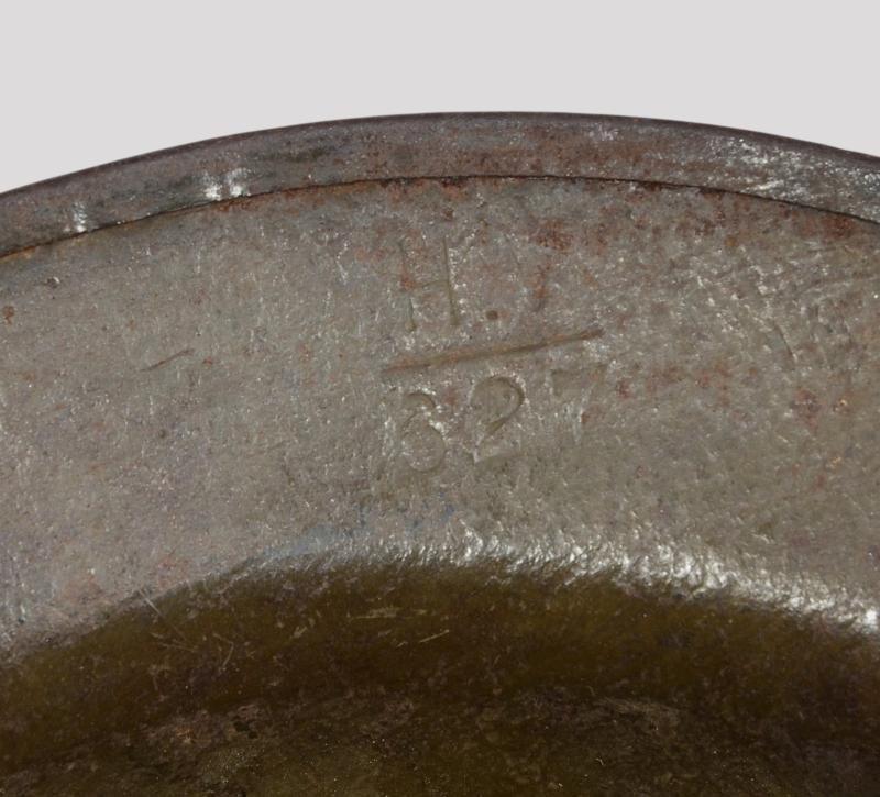 WW1 British Brodie Welsh Guards Marked Steel Helmet — image 8