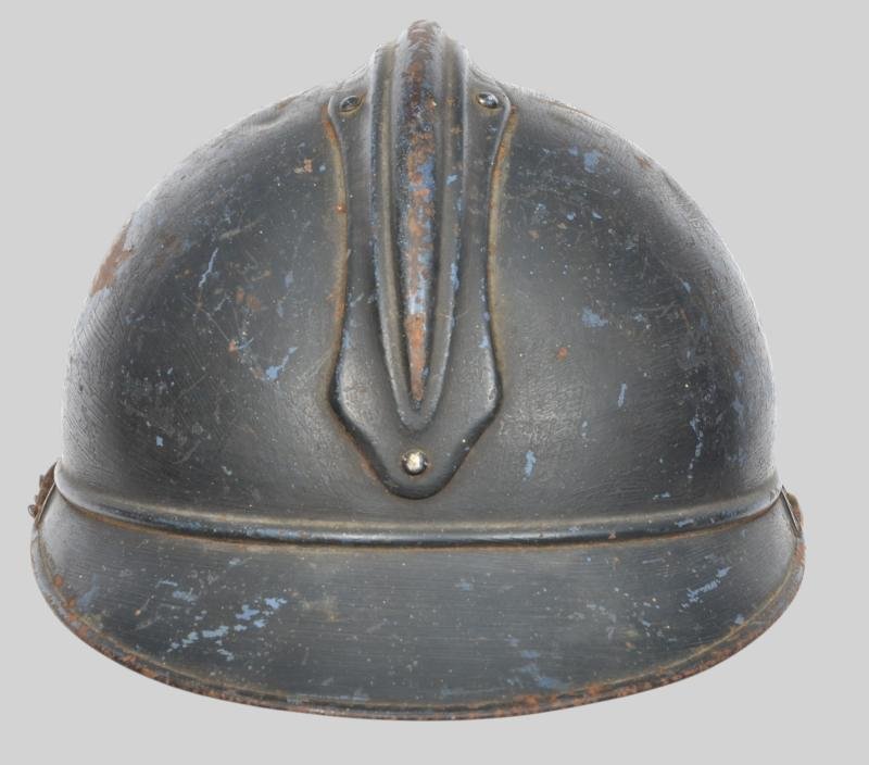 WW1 French Hussars Adrian Steel Helmet — image 5