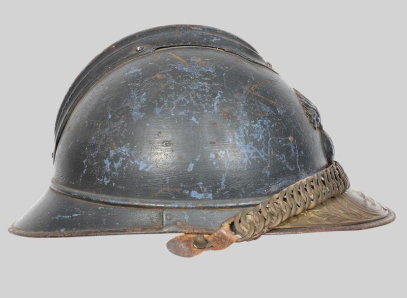 WW1 French Hussars Adrian Steel Helmet — image 6