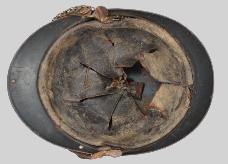 WW1 French Hussars Adrian Steel Helmet — image 8
