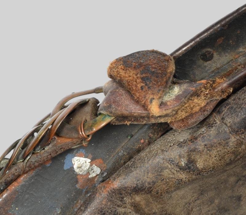 WW1 French Hussars Adrian Steel Helmet — image 9
