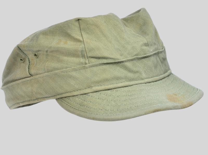 WW2 US Army HBT Combat / Fatigue Cap 1943 Label. — image 4