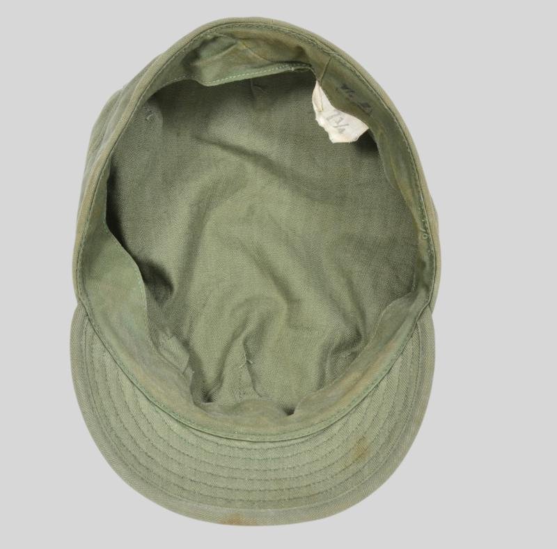 WW2 US Army HBT Combat / Fatigue Cap 1943 Label. — image 5