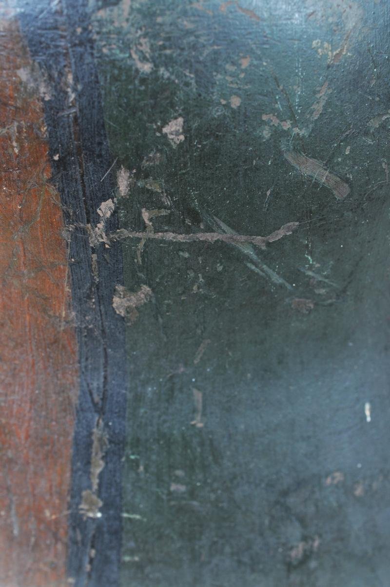 WW1 German Named Post Home M17 Camouflage Helmet With Postage Stamps To Crown — image 12