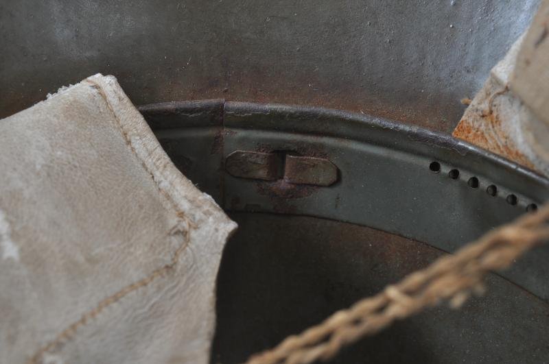 WW1 German Named Post Home M17 Camouflage Helmet With Postage Stamps To Crown — image 16