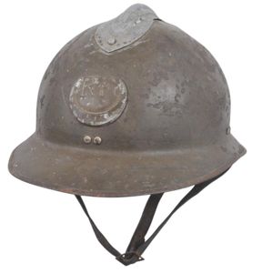 ***RARE*** WW2 French M26 'Zouve' Adrian Helmet