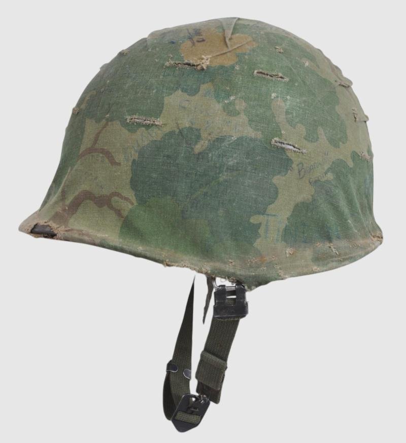 USMC Vietnam War Helmet With Graffiti & USMC Shirt From Same Man — image 10
