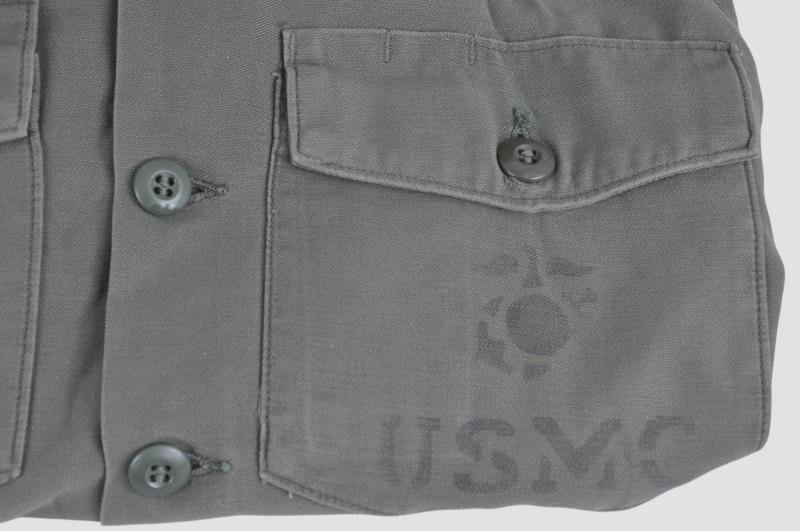 USMC Vietnam War Helmet With Graffiti & USMC Shirt From Same Man — image 4