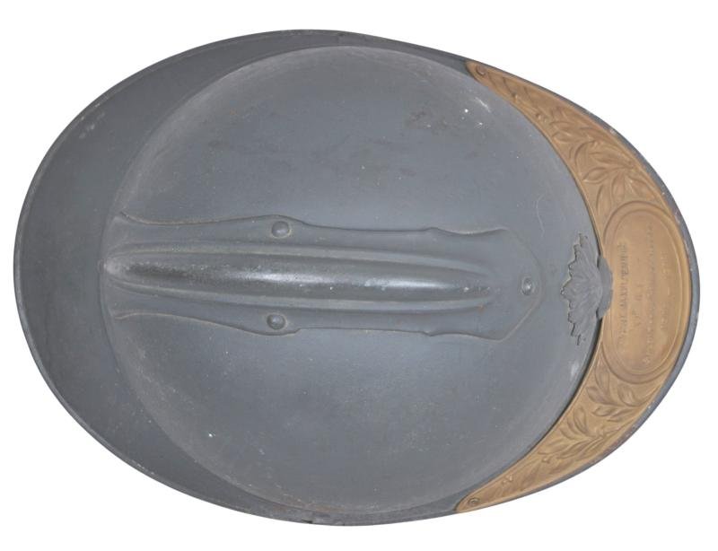 WW1 French Souvenir Adrian Helmet - Named To Sergeant Major 37th Infantry Regiment — image 6