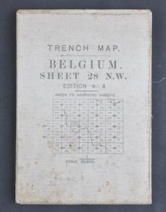 WW1 British Trench Map 1916