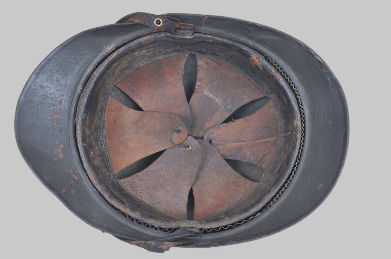 WW1 French Artillery Gunners M15 Adrian Helmet — image 7