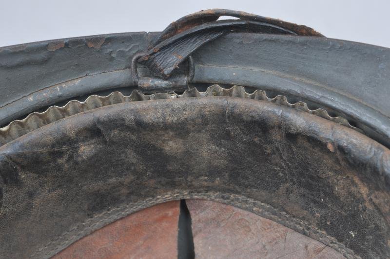 WW1 French Artillery Gunners M15 Adrian Helmet — image 8