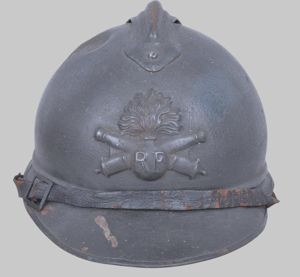 WW1 French Artillery Gunners M15 Adrian Helmet