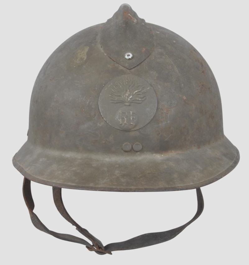 WW2 French 'Battle For France' M26 Adrian Infantry Helmet — image 4