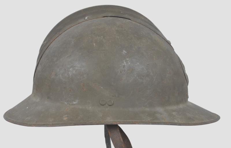 WW2 French 'Battle For France' M26 Adrian Infantry Helmet — image 5
