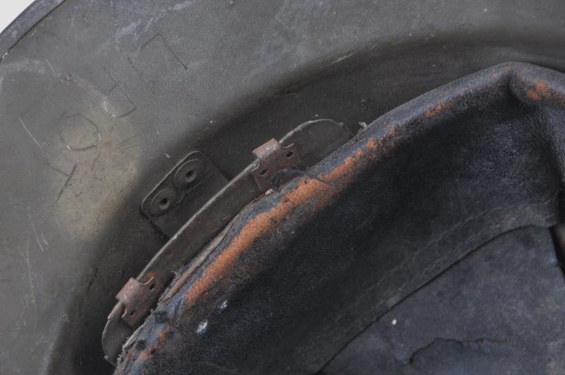 WW2 French 'Battle For France' M26 Adrian Infantry Helmet — image 8