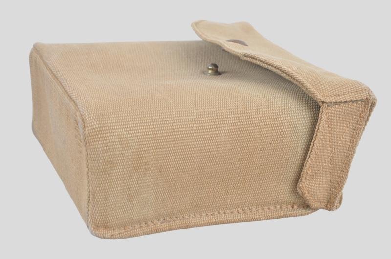 WW2 British Early '37 Patt Webbing Binocular Case 1938 — image 4