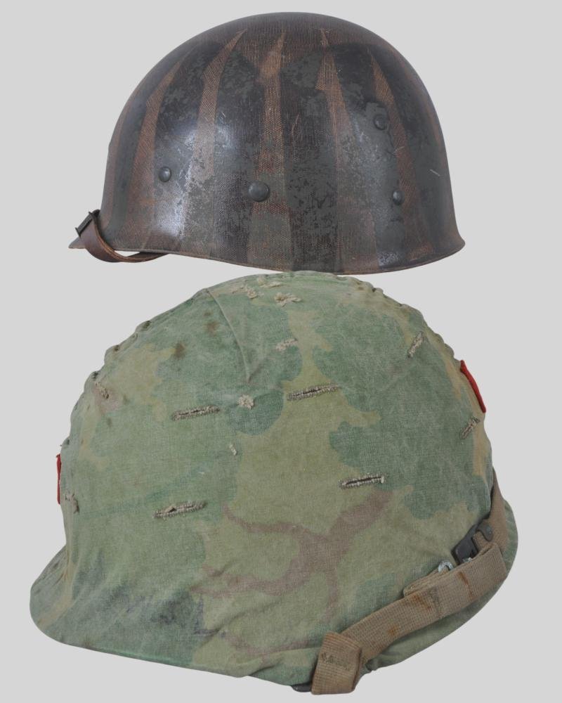 USMC Vietnam War M1 Combat Helmet — image 8