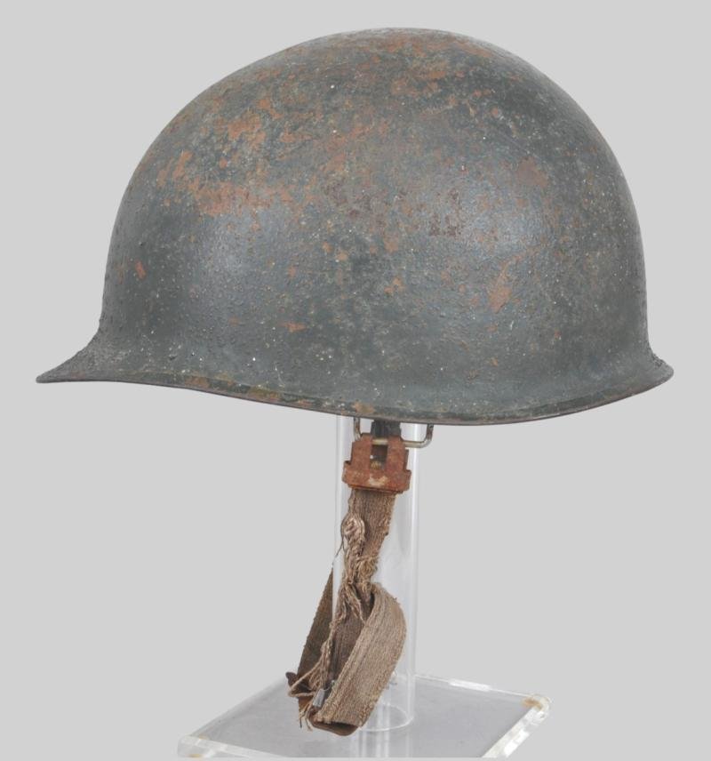 Falklands War 1982 Argentinian Battle Damaged Helmet Shell — image 4