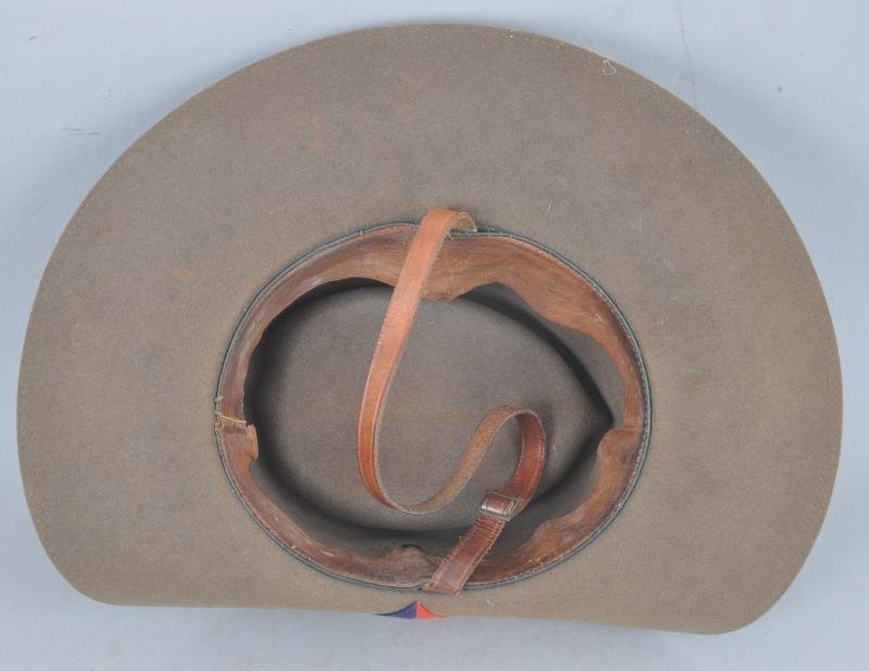 WW2 British Royal Artillery Slouch Hat - West African Rifles Interest — image 10