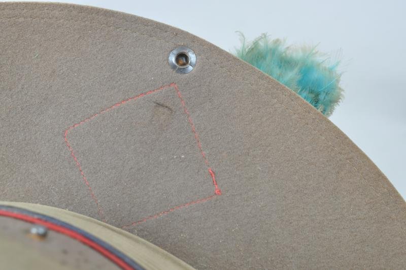 WW2 British Royal Artillery Slouch Hat - West African Rifles Interest — image 13